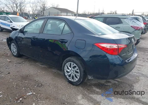 2017 Toyota Corolla Le z USA, uszkodzony, nr VIN 2T1BURHE3HC850319